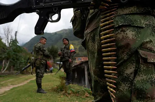 Un centenar de disidentes de las FARC deja las armas