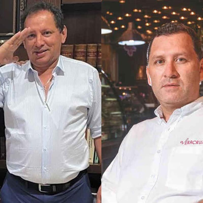 Henry Palma y Mauricio López, al empalme de De La Espriella