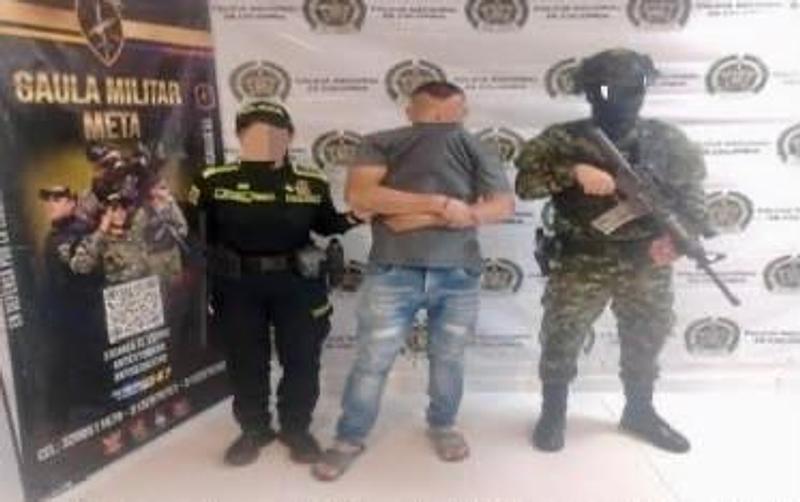 Capturan a alias Patilla en Villavicencio