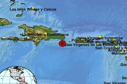 Sismo de 5,2 sacude República Dominicana