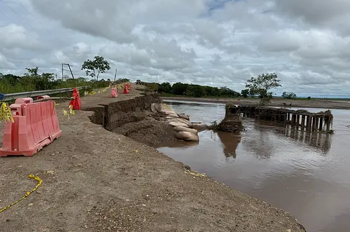 Inician obras en la vía entre Puerto López y Cabuyaro
