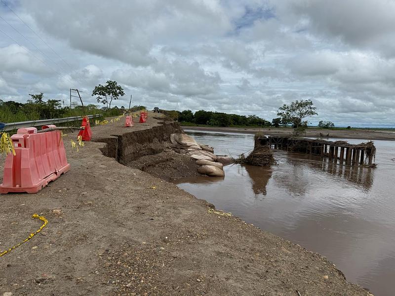 Inician obras en la vía entre Puerto López y Cabuyaro