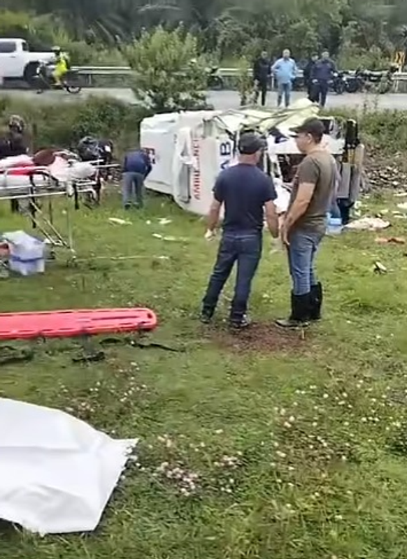 Comunicado de la ESE Departamental por accidente ambulancia