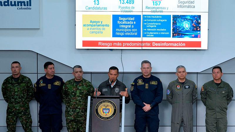 Fuerza Pública desplegará 400.000 efectivos para elecciones