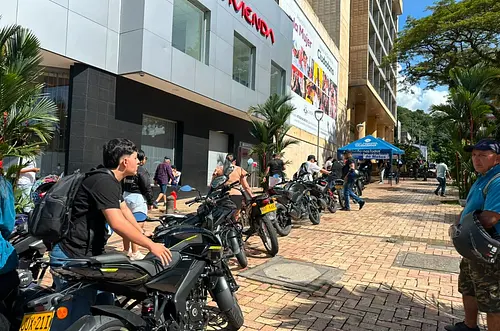 Nueva jornada marcación de motos en centro de Villavicencio