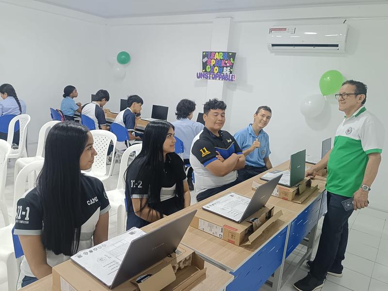 Nueva sala de bilingüismo en el Instituto Técnico Industrial