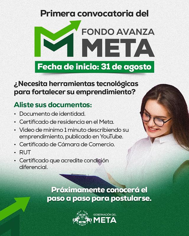 Gobernación del Meta inicia "Avanza Meta" para emprendedores