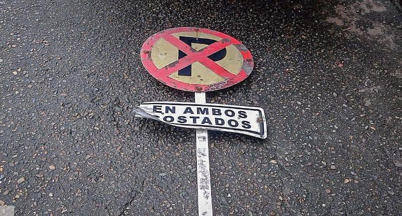 Dañar señales de tránsito puede generar multas