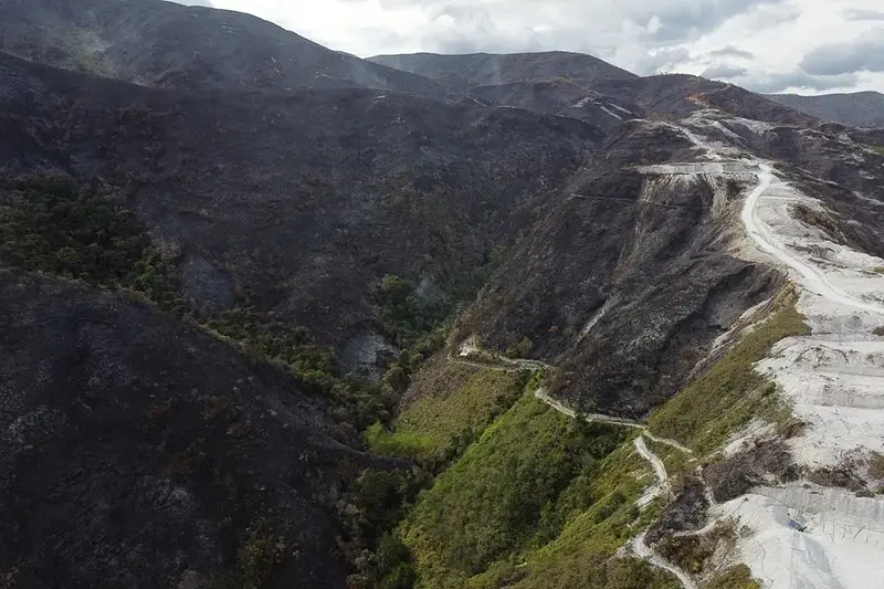 Incendio en Ábrego arrasa 3.000 hectáreas