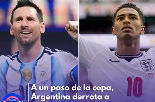 A un paso de la copa, Argentina derrota a Inglaterra con 2-1