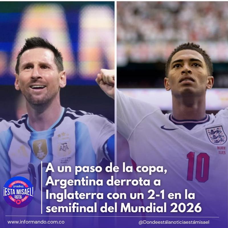 A un paso de la copa, Argentina derrota a Inglaterra con 2-1