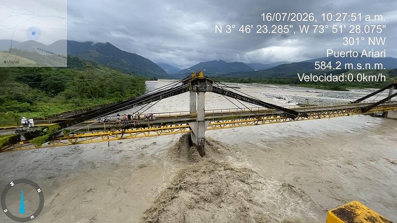 Se activa plan de respuesta por creciente del río Ariari