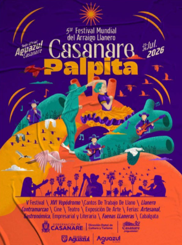 V Festival Mundial del Arraigo Llanero Casanare Palpita