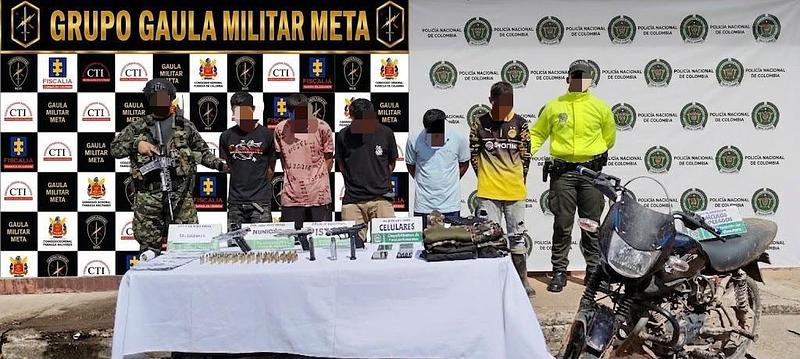 Golpe a red de extorsión en el Meta