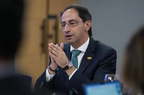 Noboa se reúne con vicepresidente electo de Colombia