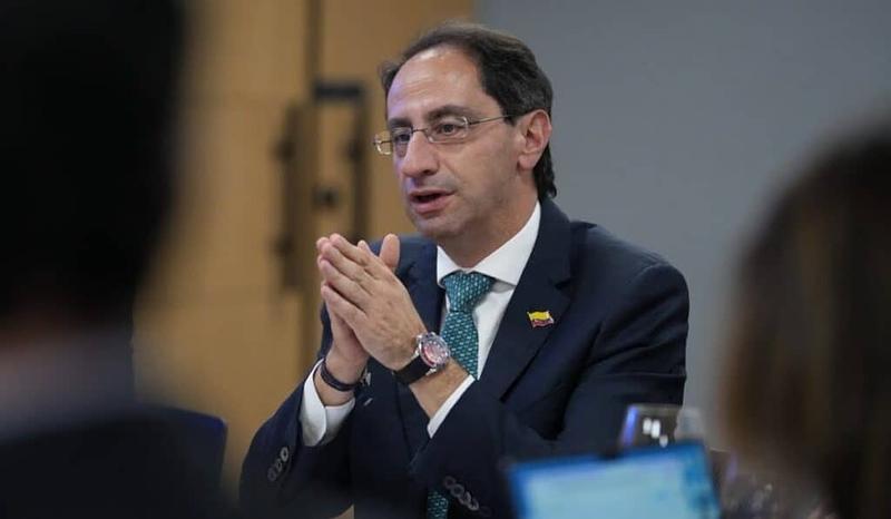 Noboa se reúne con vicepresidente electo de Colombia