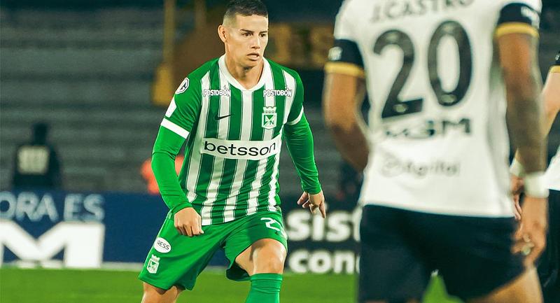 James Rodríguez estará ante Llaneros con Nacional