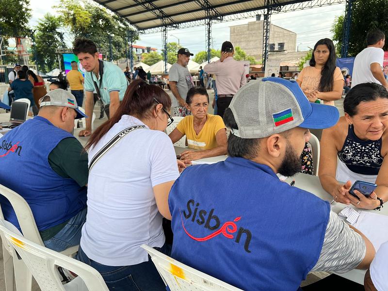 Jornadas especiales de atención del Sisbén en cinco sectores