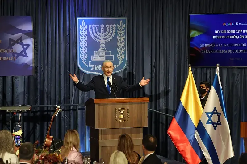Netanyahu celebra embajada colombiana en Jerusalén