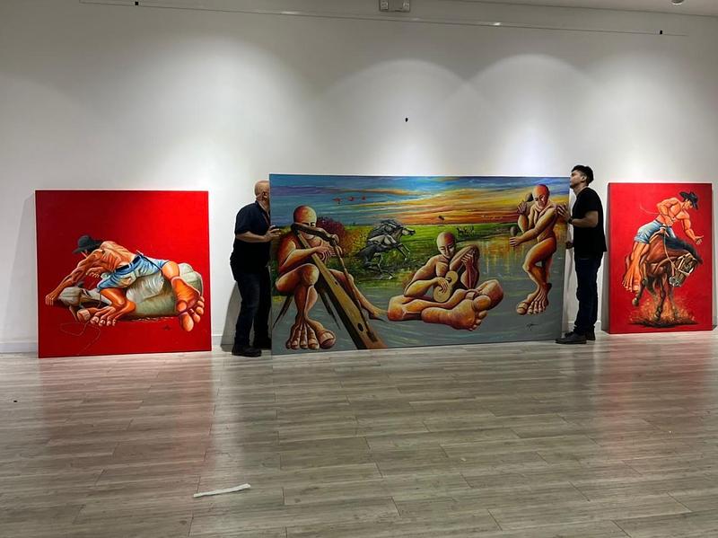 Exposición reúne seis artistas del Meta en Villavicencio